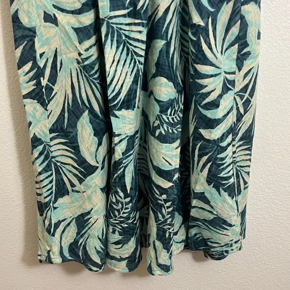 Rip Curl Tropical Leaf Print Spaghetti Strap Mini Dress - Picture 7 of 9